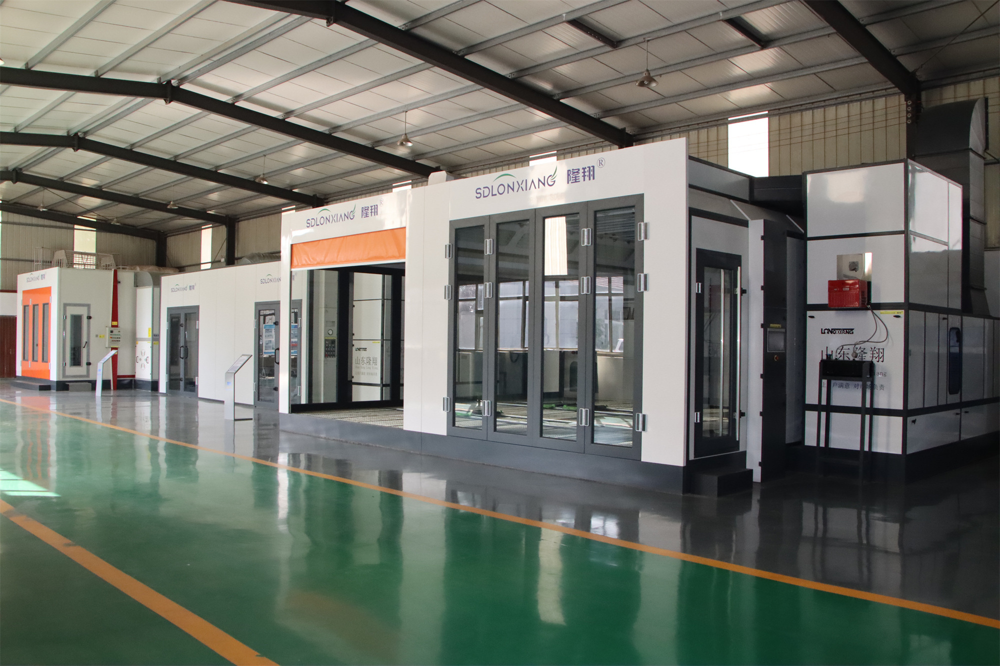 CE 2023 NEW design ce approved paint booth Safe and Explosion-proof Paint Booth spray paint booth cheap car painting room