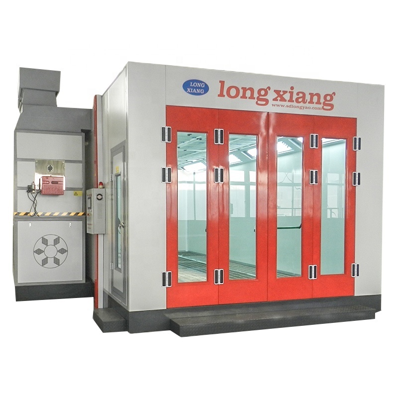 standard car spray booth with basement side light and EPS wall panel low price for sale