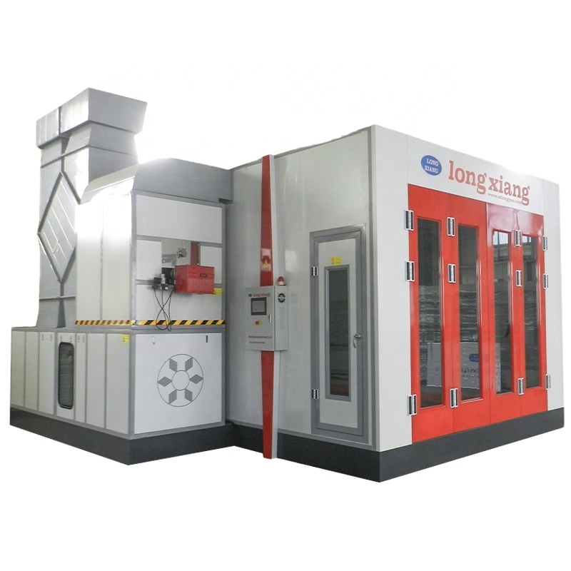 standard car spray booth with basement side light and EPS wall panel low price for sale