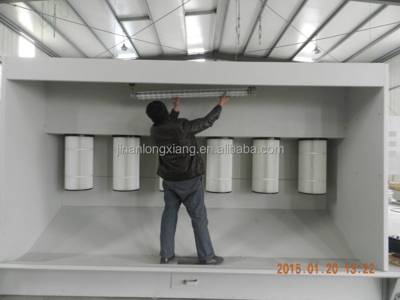 Industrial powder coating machine