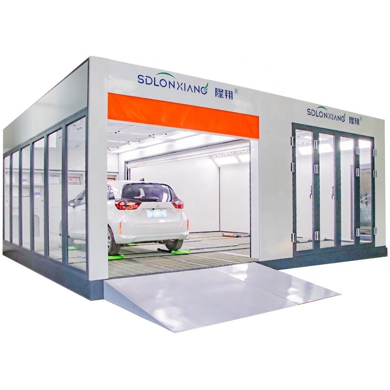 CE 2023 NEW design ce approved paint booth Safe and Explosion-proof Paint Booth spray paint booth cheap car painting room