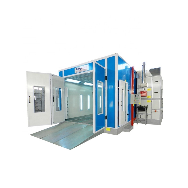 LX2S CE high quality car spray booth mobile painting baking oven zhongda paint box factory price automotive spray paint booth