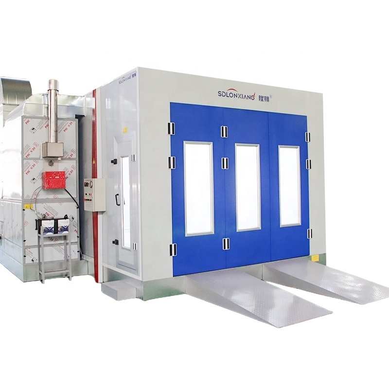 Thermal Spray Booths Industrial CNC Automotive Paint Booth / Car Paint Oven Spray Booth