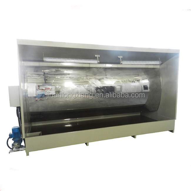 Water spray booth LY-9225 open face water curtain painting machine