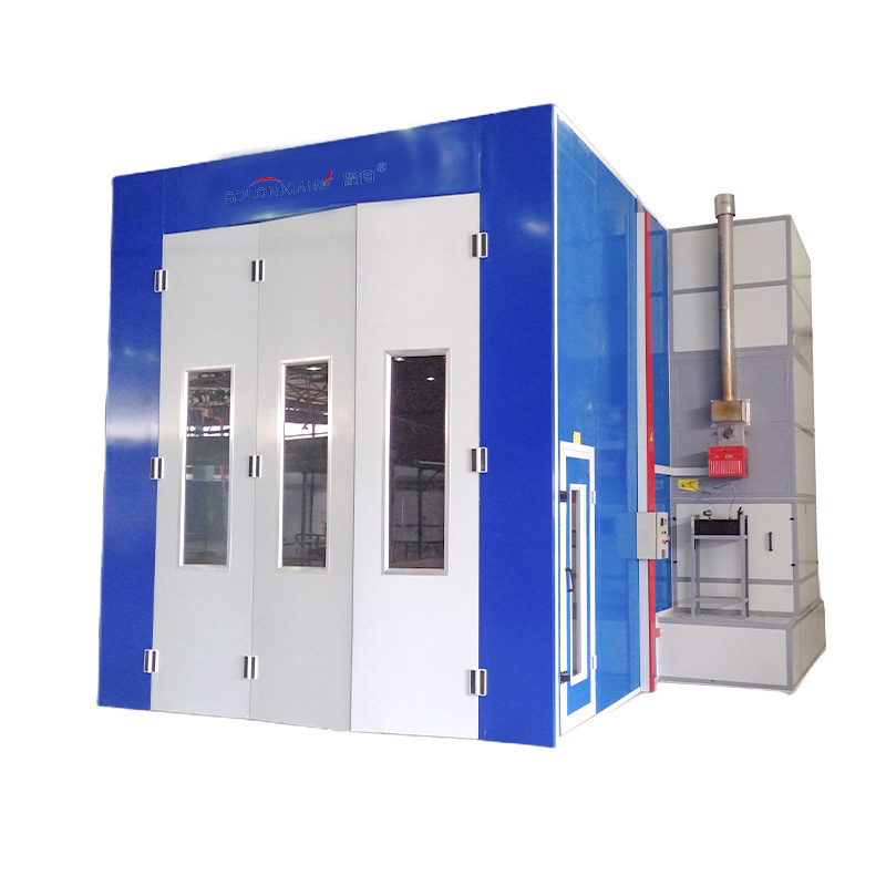 LX2S CE high quality car spray booth mobile painting baking oven zhongda paint box factory price automotive spray paint booth