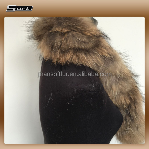 Reasonable Price Super Soft Quality Badger Fur raccoon fur Collars