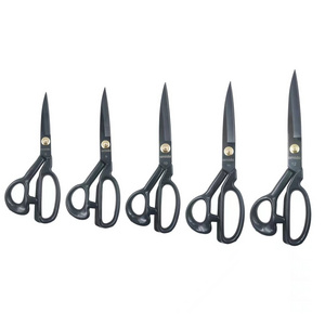 Wholesale Professional Black Non-stick Plated Tailoring 12 Inch Tailoring Machine Sewing Tailor Scissors