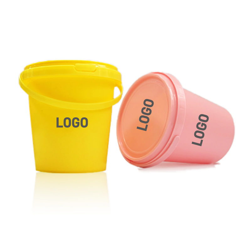 Factory injection 1kg 250g 500g Plastic PP container ice cream box bucket package box IML bucket