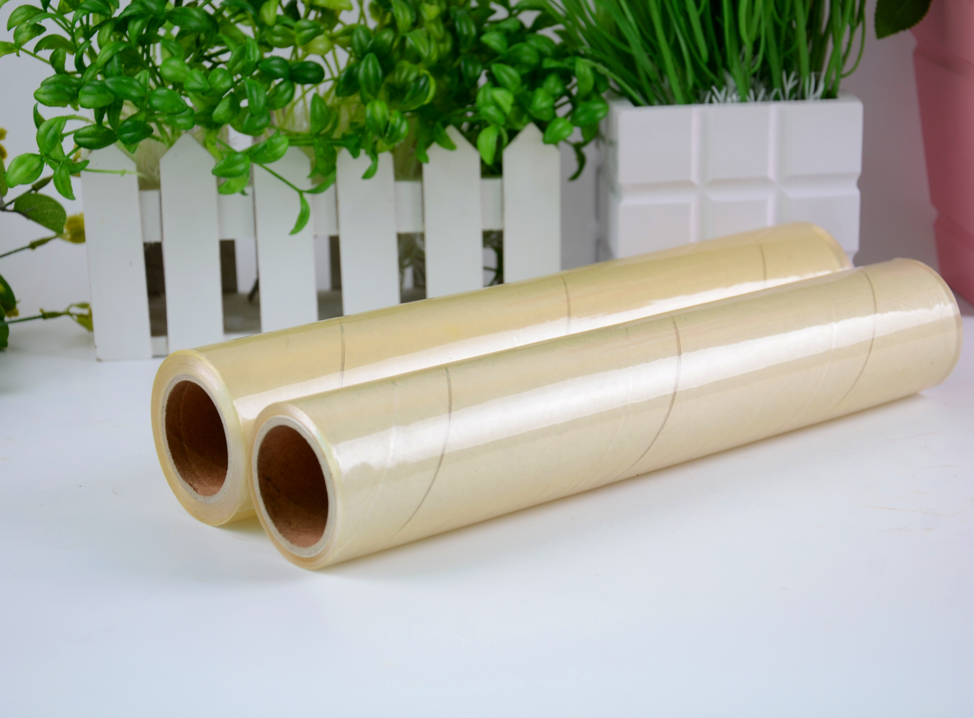 Factory price super clear jumbo roll stretch food cling wrap plastic roll cling film