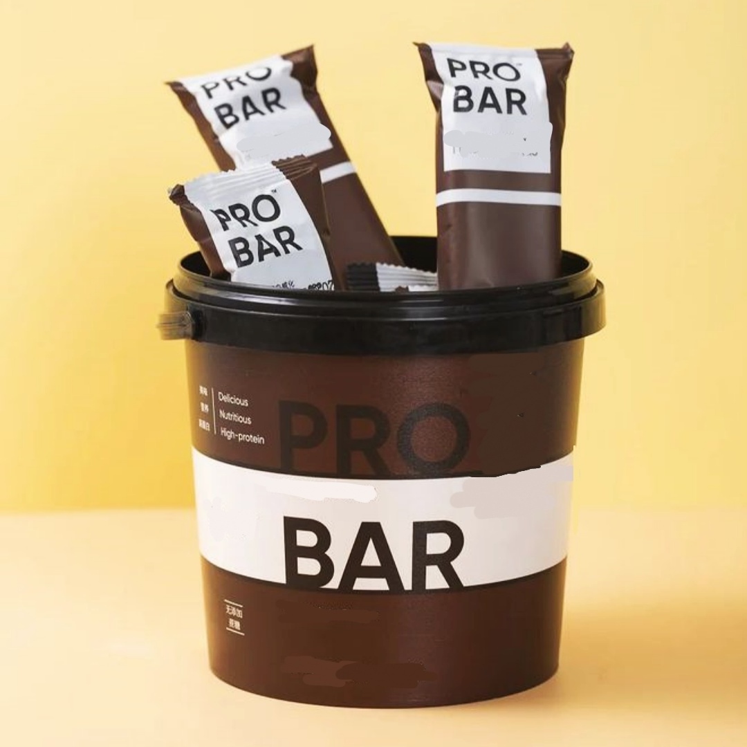 FACTORY Plastic eco-friendly Customized PP Pet snacks iml chocolate food packaging buckets