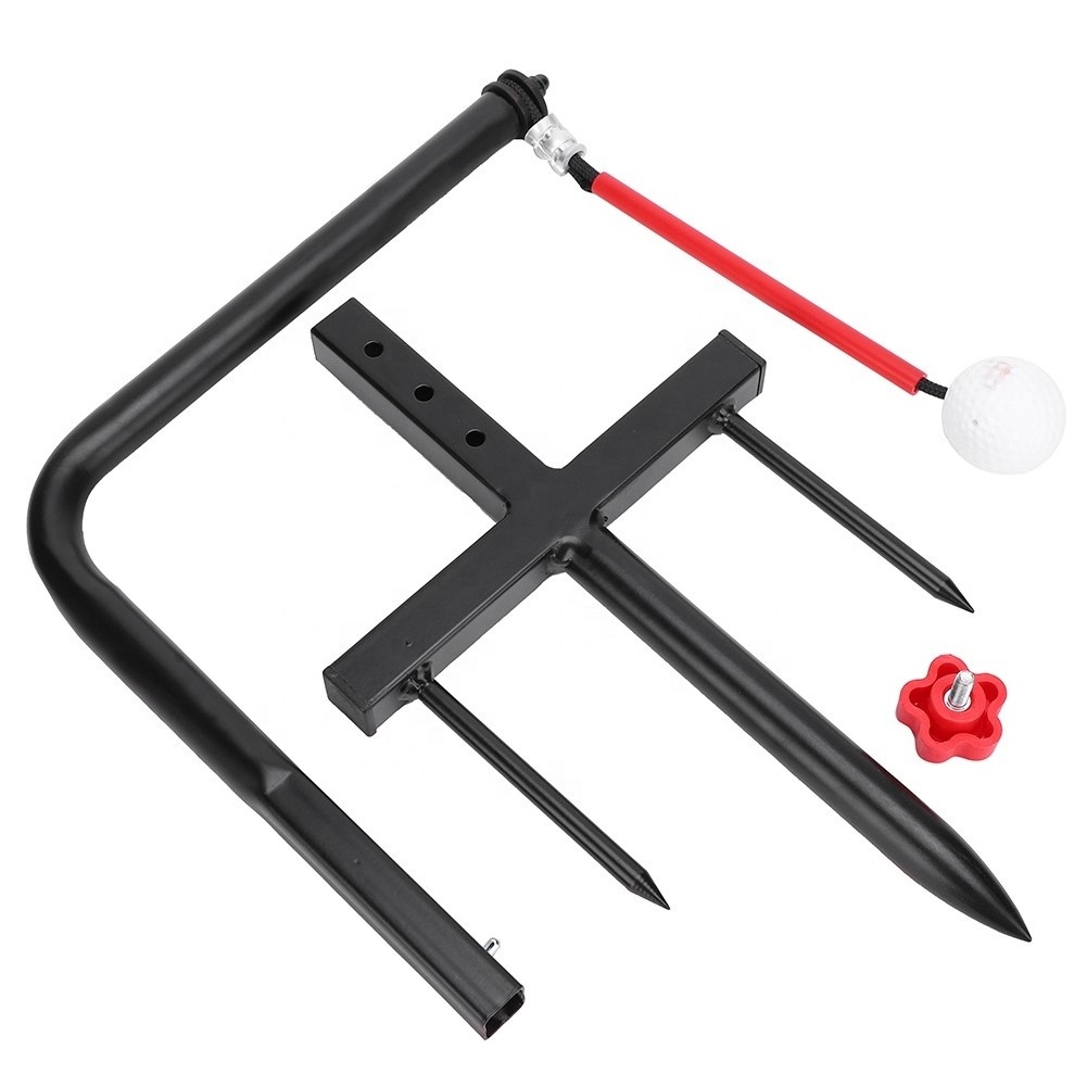 Outdoor and Indoor Sports Golf Practice Golf Metal Training Aids Stretchable Swing Trainer Machine for Swing Practice