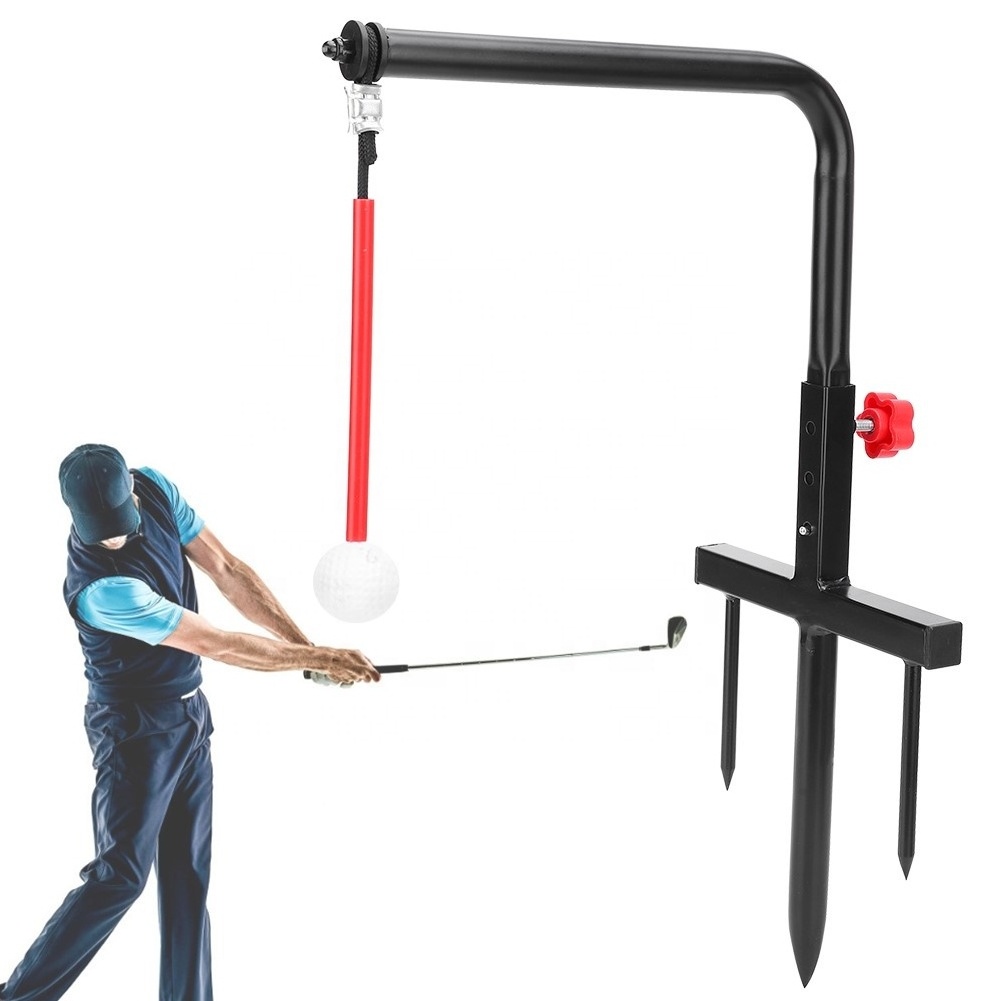 New Arrival Indoor Outdoor Sports Golf Swing Trainer Aid Adjustable Portable Golf Training