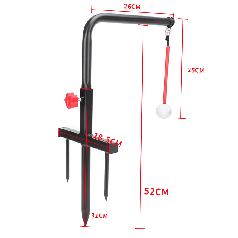 Outdoor and Indoor Sports Golf Practice Golf Metal Training Aids Stretchable Swing Trainer Machine for Swing Practice