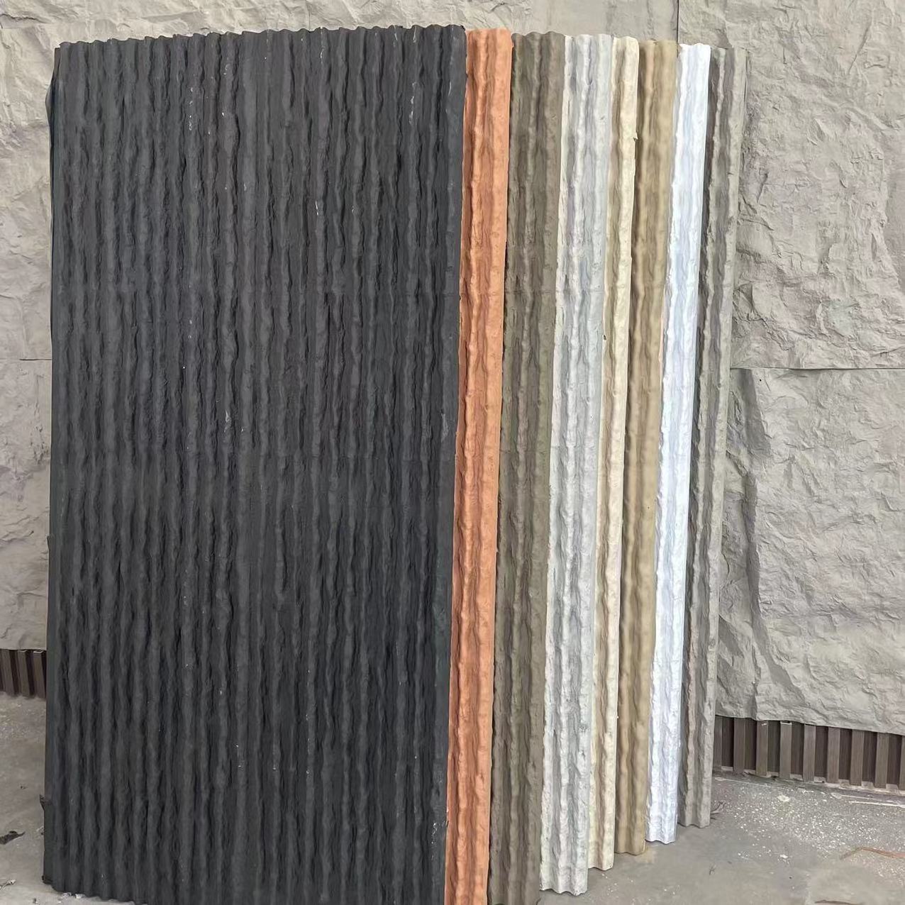 2023 new decoration material environment protect PU faux stone wall panel 3D artificial cladding stone for interior and exterior