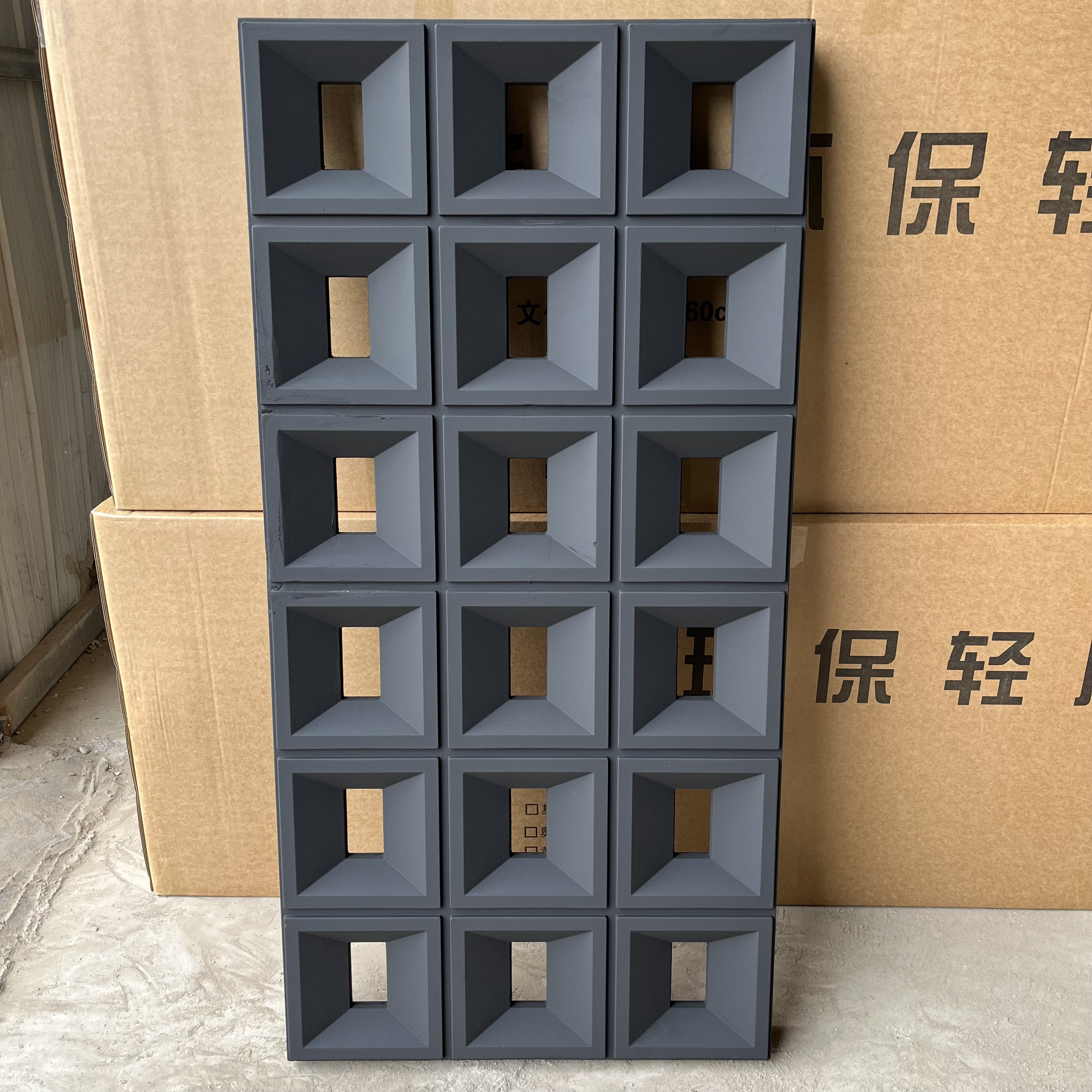 lightweight PU cement component wall panel 3D artificial background wall interior and exterior new decoration trend