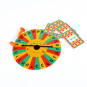 Custom Paper Card Board Game with Spinner Sand Timer Party Game Set