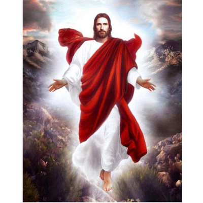 Home wall decoration Jesus like pvc adhesive sticker self-adhesive decorative wall sticker 30x45cm Religious Wall Sticker