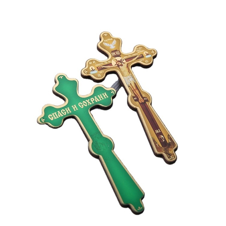 Handmade Catholic St Benedict Cross Wooden Crucifix Pendant Wooden Cross for Gift pendant