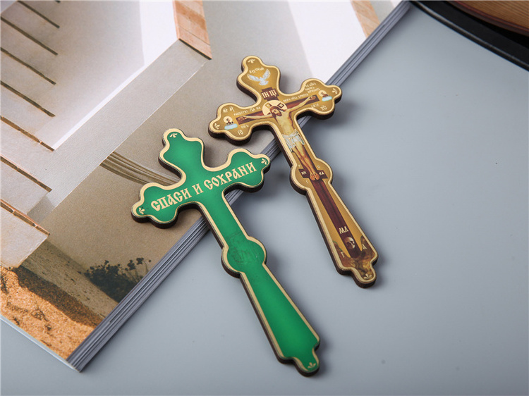 Handmade Catholic St Benedict Cross Wooden Crucifix Pendant Wooden Cross for Gift pendant