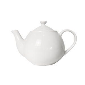 Jinbaichuan Factory Wholesale Porcelain Pot Coffee White Ceramic Tea Pot