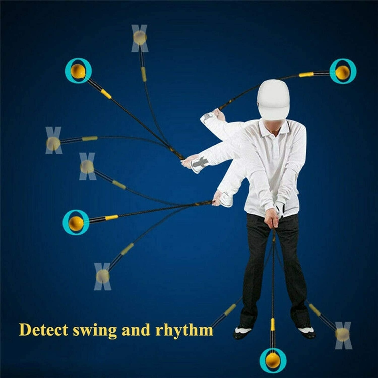 Hot Sales Golf Swing Trainer Warm-Up Stick Golf Simulator Training Aid Indoor Outdoor  Adjustable Practice with Best Price