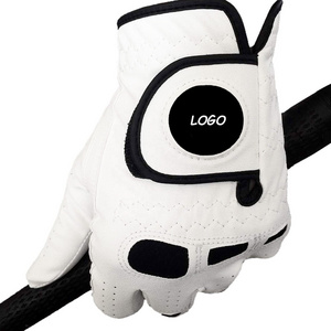 China Manufacture Golf Glove With Magnetic Ball Marker PU Leather Custom Logo Waterproof Printed For Best  Prices