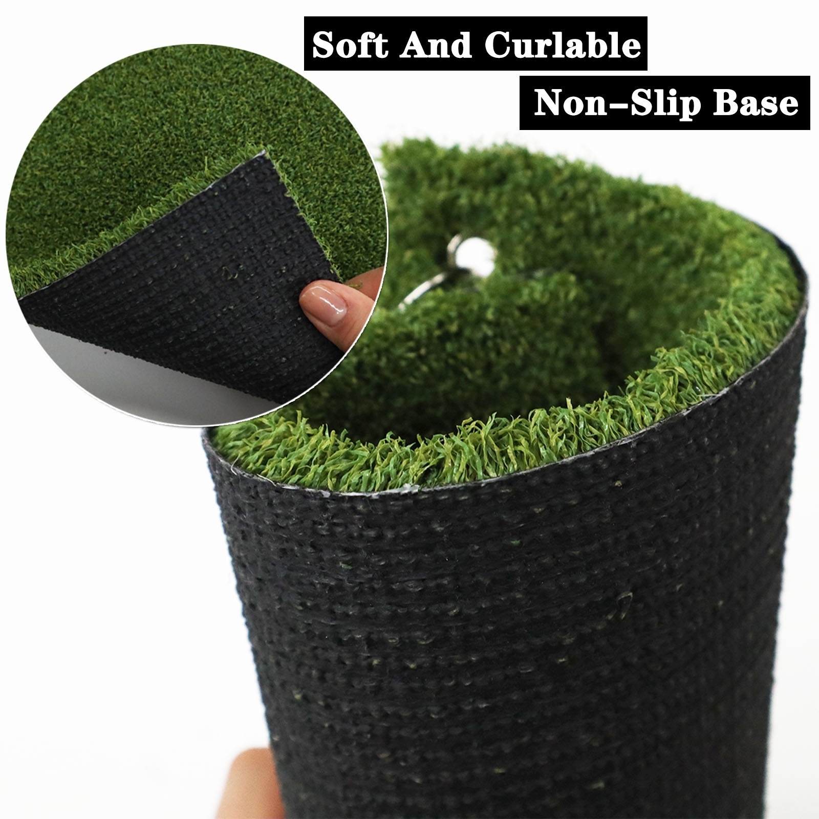 Wholesale Custom Golf Mini Putting Mat Turf 35*20cm Artificial Grass Golf Practice Hitting Mat Indoor Driving Range Putting Mat