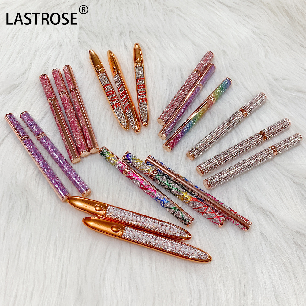 Wholesale Eyelashes eyeliner pencil oem logo adhesive lash glue pen liquid waterproof lash eyeliner glue pen