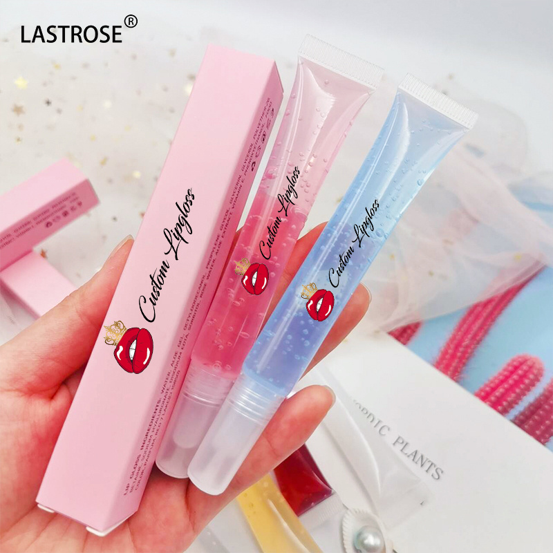 Clear Plumping Fruit Lip Oil Vegan Shine Glamorize Private Label Moisturizing Tinted Lip Oil Lip Gloss