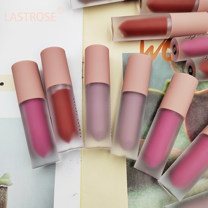 New Product matte liquid lipstick Cosmetics Waterproof lip gloss frosted tubes private label lip gloss vendor