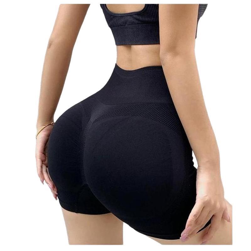 Sports Fitness Yoga Shorts short shorts no panties Popular Low Price Scrunch Butt Seamless 2 Piece Yoga Shorts Sports Bra Ladies