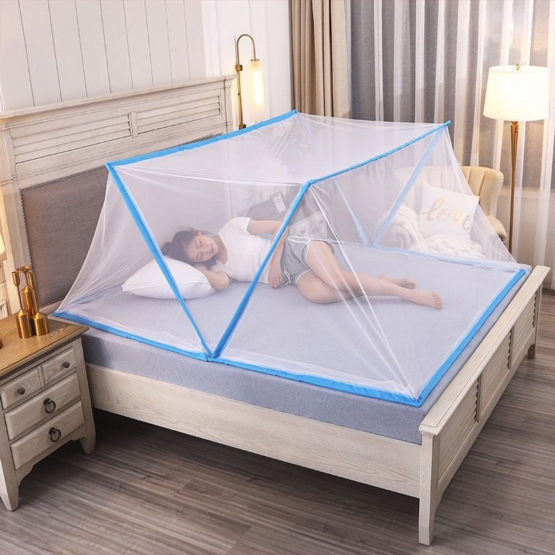 Free installation mosquito net adult portable folding mosquito net children student dormitory summer mosquito net