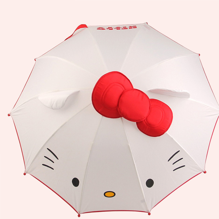 Best Quality Unique Flamingo Shape Pink Color Beach Umbrella Girls Cartoon Umbrella