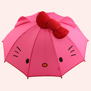 Best Quality Unique Flamingo Shape Pink Color Beach Umbrella Girls Cartoon Umbrella