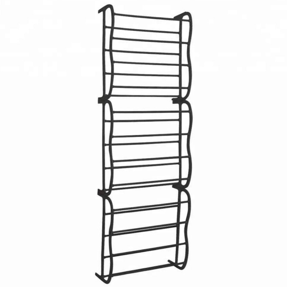 Wall-mounted multilayer assembled shoe rack