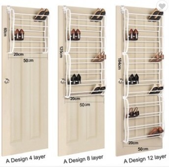 Wall-mounted multilayer assembled shoe rack