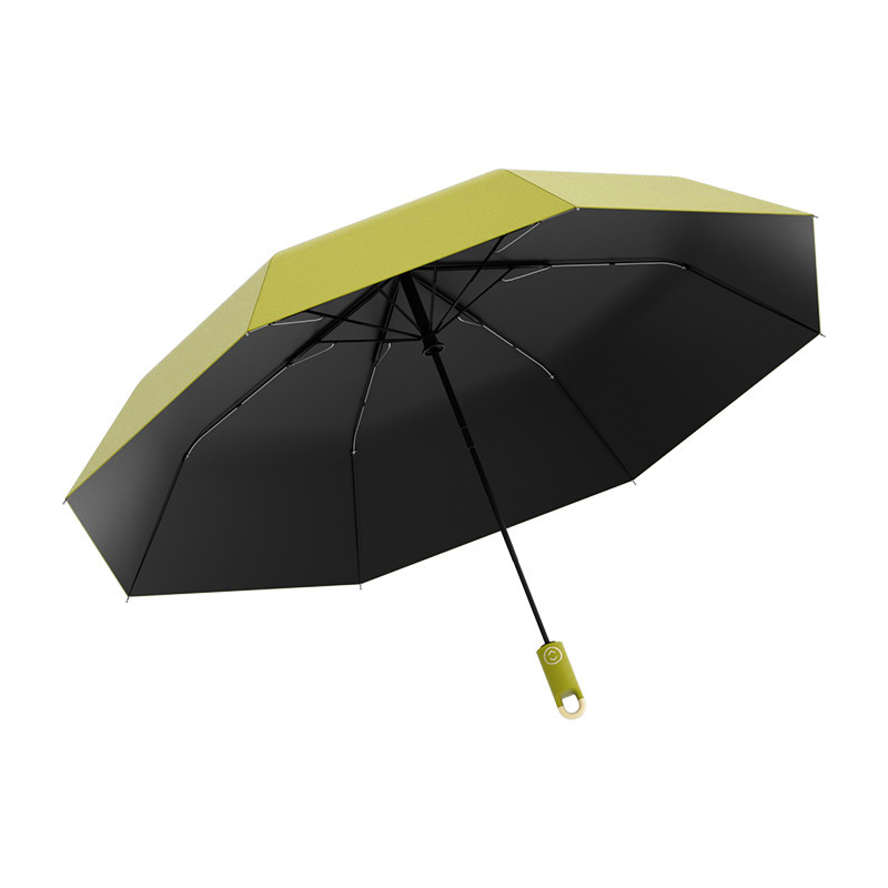 Creative automatic umbrella with colorful handle