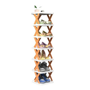 The household shoe display rack can be stacked with multi-layer shoe storage racks