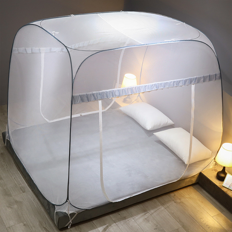 No need to install mosquito nets, large space, three door mosquito nets