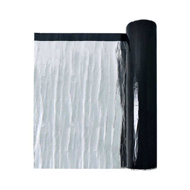 Aluminum foil surface self-adhesive waterproofing membrane Self-adhesive polymer modified bitumen waterproofing material