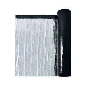 Aluminum foil surface self-adhesive waterproofing membrane Self-adhesive polymer modified bitumen waterproofing material