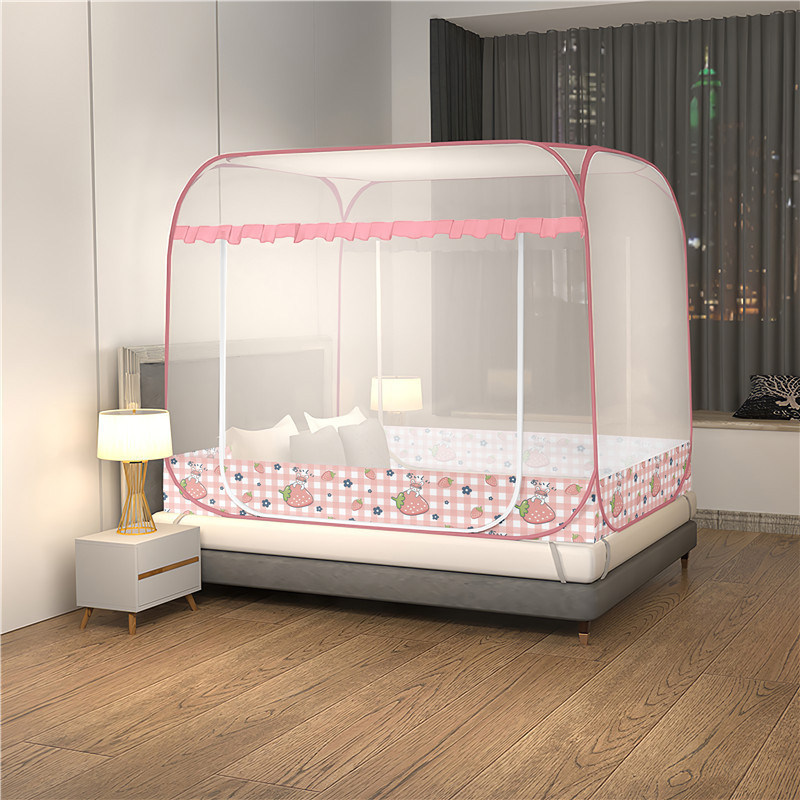 No need to install mosquito nets, large space, three door mosquito nets