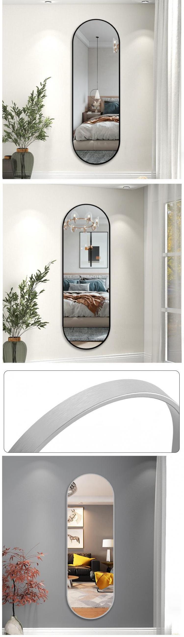 Full body mirror, household wall mounted adhesive mirror, door mirror, girl bedroom dressing mirror