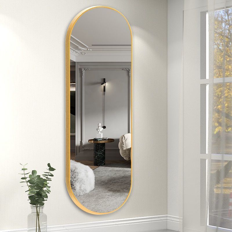 Full body wall hanging, wall sticking, household bedroom clothing store, light luxury style decoration, fitting mirror