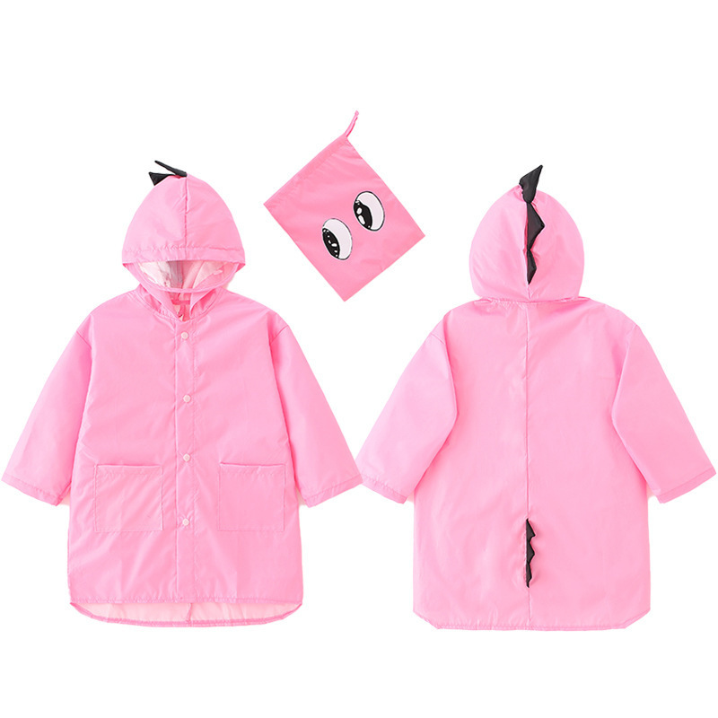 EVA Kids Rain Coats Reusable Rain Poncho Jacket for Boys and Girls