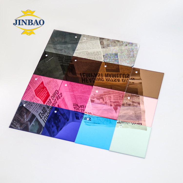 JINBAO 4mm clear acrylic sheet wholesale translucent acrylic wall panel cut to size acrylic mirror sheet