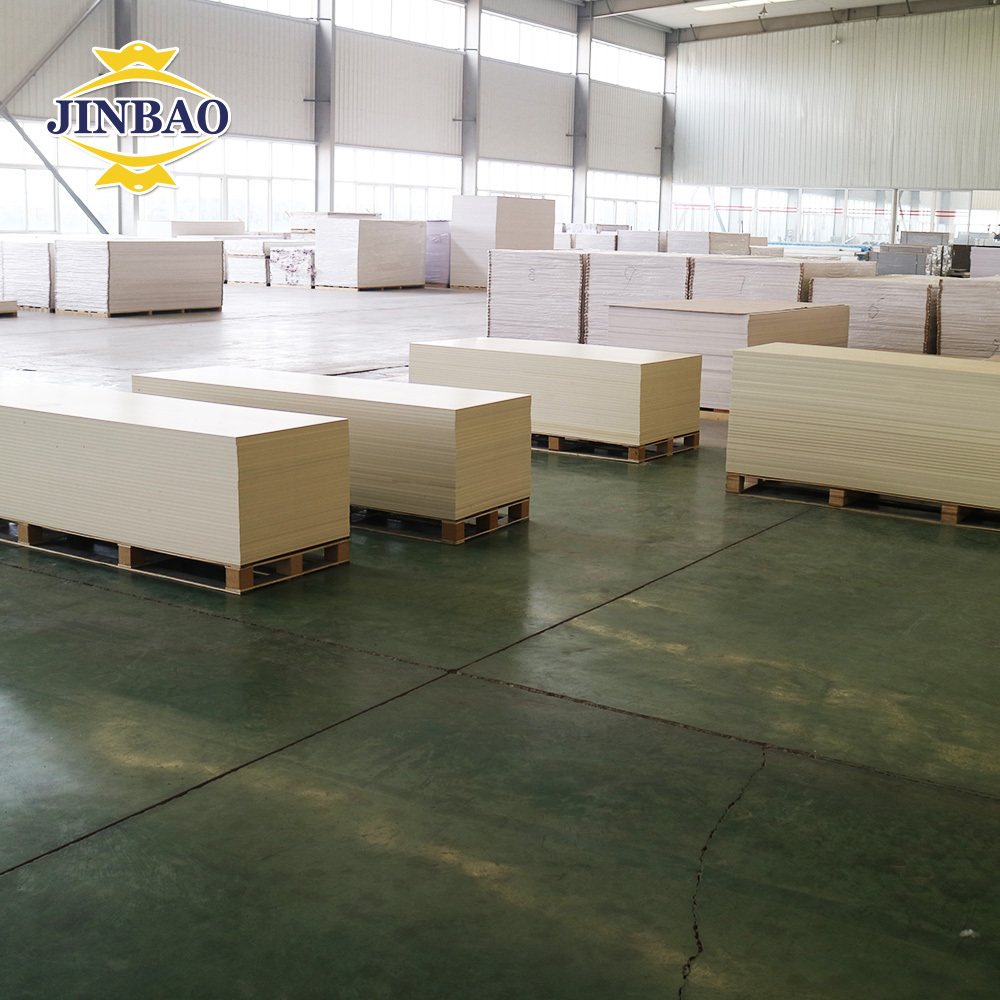 JINBAO 1220*2440 Size 18mm 12mm 15mm Thick PVC Material wooden celuka black white furniture pvc foam sheet board for cabinet