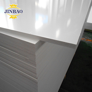 JINBAO high density custom 3mm 5mm 18mm 9mm 10mm fireproof form celuka sheets white pvc foam board for cabinet