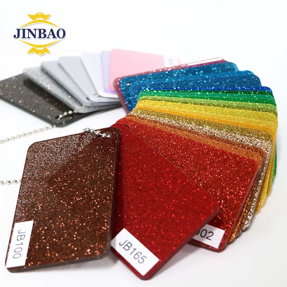 JINBAO ribbed solid surface frosted manufacturing rainbow colors thick white cast acrylic sheet