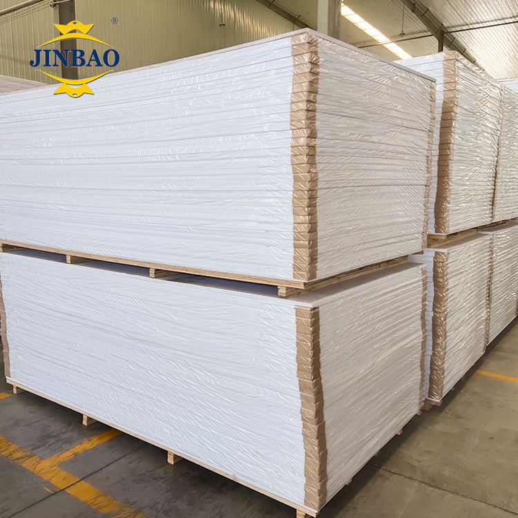 JINBAO 4x6 rigid Forex/celuka/sintra core foam pvc flexible pvc plastic foam board sheet for furniture material